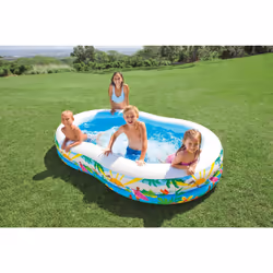 Intex 56490 Piscine gonflable Oval Multicolore