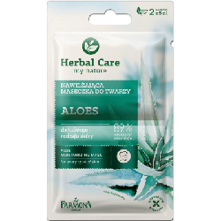 Herbal Care Masque Visage Aloe Vera Hydratant 2*5Gr