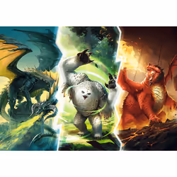 Trefl Dungeons & Dragons Legendary Monsters of Faerun Jeu de puzzle 1000 pièce(s) Autres - Vue supplémentaire 2