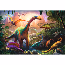 Trefl 16277 puzzle Jeu de puzzle 100 pièce(s) Dinosaures - Vue supplémentaire 2