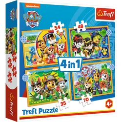 Trefl Holiday Paw Patrol Jeu de puzzle 35 pièce(s) Dessins animés