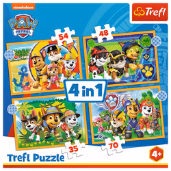 Trefl Holiday Paw Patrol Jeu de puzzle 35 pièce(s) Dessins animés - Vue supplémentaire 2