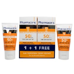 S sun broad spectrum protection cream spf50+ 50ml + 1 gratuit - Pharmaceris