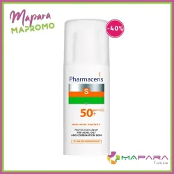 Pharmaceris S Sun Protect Visage SPF50+ Peau Grasse 50ml