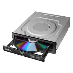 Lite-On IHAS122 lecteur de disques optiques Interne DVD±RW Noir, Acier inoxydable
