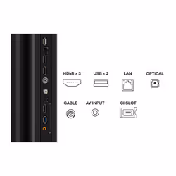 TCL P75 50P755 TV 127 cm (50") 4K Ultra HD Smart TV Wifi Titane - Vue supplémentaire 4