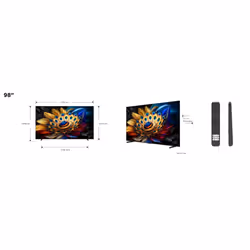 TCL C65 98C655 TV 2,49 m (98") 4K Ultra HD Smart TV Wifi Titane 450 cd/m² - Vue supplémentaire 2