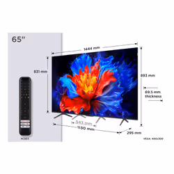 TCL P8K 65P8K TV 165,1 cm (65") 4K Ultra HD Smart TV Wifi Métallique 350 cd/m² - Vue supplémentaire 2
