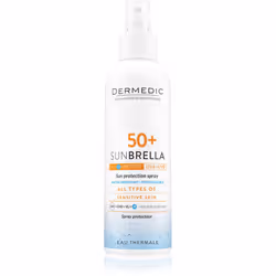 Le produit de bronzage Dermedic Sunbrella offre une protection parfaite de la peau de l’enfant contre les rayons solaires.