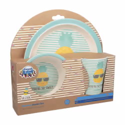 Les plats en bambou de la collection So Cool de Canpol babies sont idéaux pour les bébés âgés de 1 an et plus.