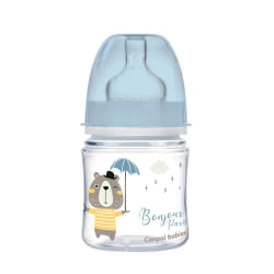 CANPOL BABIES Biberon Anti Colique Col Large 120ML Bonjour Paris - Bleu - 35/231