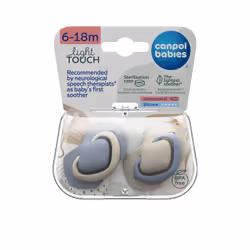 CANPOL 2 SUCETTE UNIVERSELLE 6-18M - PURE BLEU ont été créées pour assurer un maximum de confort aux plus jeunes.