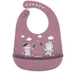 CANPOL BABIES BAVOIR SILICONE AVEC POCHE BONJOR PARIS
