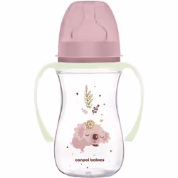 Lorsqu’il n’est pas possible de donner le sein à votre bébé, vous pouvez faire confiance au biberon Canpol babies EasyStart S ...