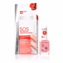Si vos ongles sont devenus cassants et fragiles, essayez le Durcisseur Professionnel Nail Therapy d'Eveline Cosmetics, un tra ...