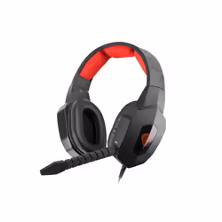 GENESIS H59, Avec fil, Jouer, Casque, Noir, Rouge