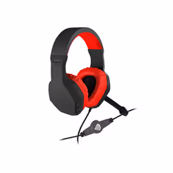 GENESIS Argon 200 Casque Avec fil Arceau Jouer Noir, Rouge