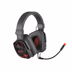 GENESIS Argon 570 Casque Avec fil Arceau Jouer Noir, Rouge