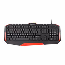 GENESIS RHOD 220 clavier USB QWERTY US International Noir, Rouge