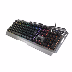 GENESIS Rhod 420 RGB, Taille réelle (100 %), USB, Clavier à membrane, LED RGB, Noir