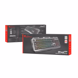 GENESIS Rhod 420 RGB clavier USB US International Noir - Vue supplémentaire 6