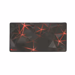 GENESIS Carbon 500 Maxi Flash, Noir, Rouge, Motif, Tissu, Caoutchouc, Base antidérapante, Tapis de souris de jeu