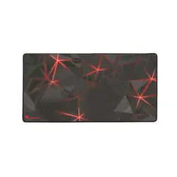 GENESIS Carbon 500 Maxi Flash Tapis de souris de jeu Noir, Rouge