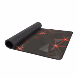 GENESIS Carbon 500 Maxi Flash Tapis de souris de jeu Noir, Rouge