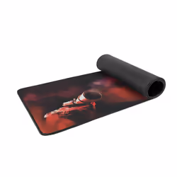 GENESIS Carbon 500 XXL Tank Tapis de souris de jeu Noir, Rouge