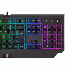 GENESIS COBALT 330 RGB clavier Souris incluse Jouer USB QWERTY Anglais américain Noir