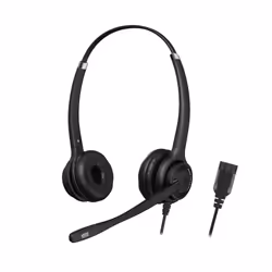 Axtel Elite HDvoice duo NC Casque Arceau Noir, Argent - Vue supplémentaire 2