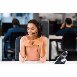 Axtel Elite HDvoice duo NC Casque Arceau Noir, Argent - Vue supplémentaire 5