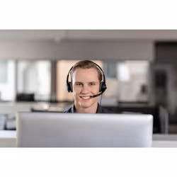 Axtel Voice UC28 duo NC Casque Arceau USB Type-A Noir - Vue supplémentaire 6
