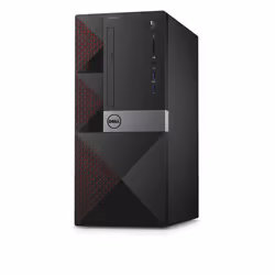 DELL Vostro 3668 i5-7400 Mini Tower 4 Go 1 To HDD Windows 10 Pro PC Noir, Rouge