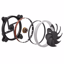 SilentiumPC Corona HP RGB Kit Boitier PC Ventilateur 14 cm Noir - Vue supplémentaire 2