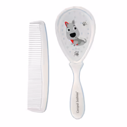 Canpol Babies Set Brosse + Peigne Pour Le Soin Quotidien Des Cheveux De Votre Bébé.