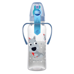 Canpol Biberon à Col Etroit avec Anses Cute Animals 250 ml 11/845