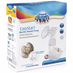 Lorsque votre bébé ne parvient pas à téter directement au sein, le tire-lait canpol babies Breast Pumps EasyStart est là pour ...