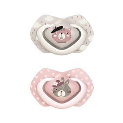 Canpol 2 Sucettes Universelle 0-6M Bonjour Paris Rose - 22/647