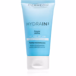 Le peeling enzymatique Dermedic Hydrain3 Hialuro pour les peaux sèches déshydratées offre un soin extrêmement doux et réparat ...