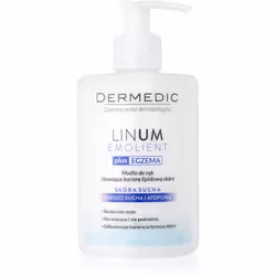 Le savon liquide Dermedic Linum Emolient nettoie délicatement la peau de vos mains et leur apporte les nutriments et le soin ...