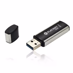 Platinet PMFU332, 32 Go, USB Type-A, 3.2 Gen 1 (3.1 Gen 1), 75 Mo/s, Casquette, Noir