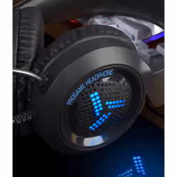 Écouteur Gaming VH8020 - Casque avec Fil Noir pour Jouer