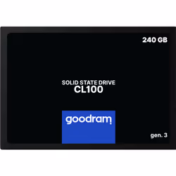 Goodram CL100 gen.3, 240 Go, 2.5", 520 Mo/s, 6 Gbit/s