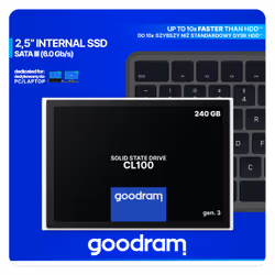 Goodram CL100 gen.3 2.5" 240 Go Série ATA III 3D TLC NAND - Vue supplémentaire 8