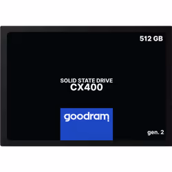Goodram CX400 gen.2, 512 Go, 2.5", 550 Mo/s, 6 Gbit/s
