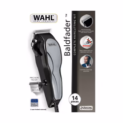 Wahl 20107.0460 Baldfader Noir, Chrome