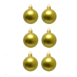6 Boules de Décoration Grand Model Pour Sapin (KM027)