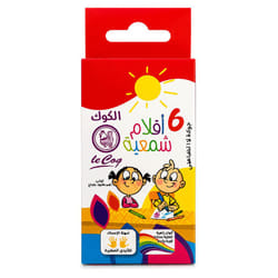 6 Crayons De Cires Le Coq 6/9