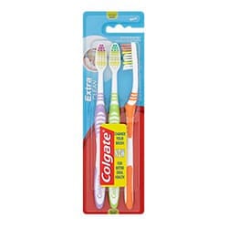 Colgate 6001067024446 brosse à dents Vert, Orange, Violet Adulte